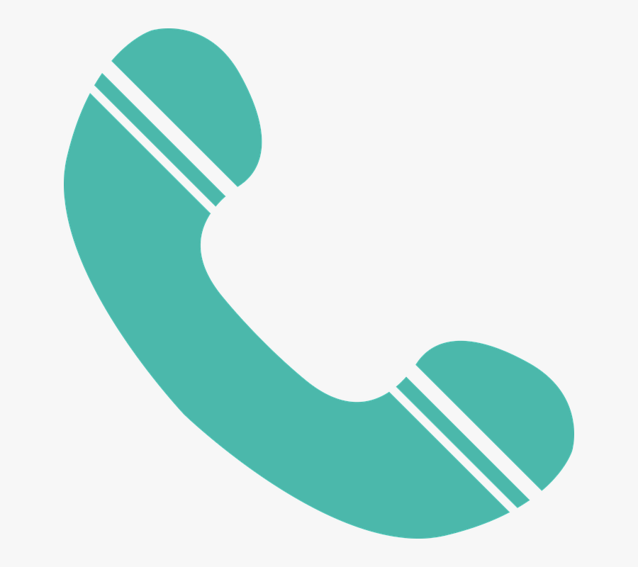 Teal Phone Symbol Clipart , Png Download - Phone Icon Png Turquoise, Transparent Clipart