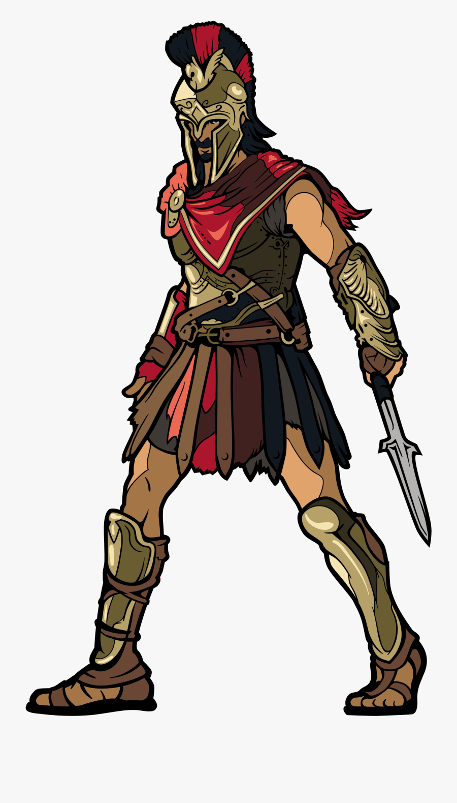 Deviant Assassins Creed Odyssey Drawing - Figpin Assassin's Creed Odyssey, Transparent Clipart