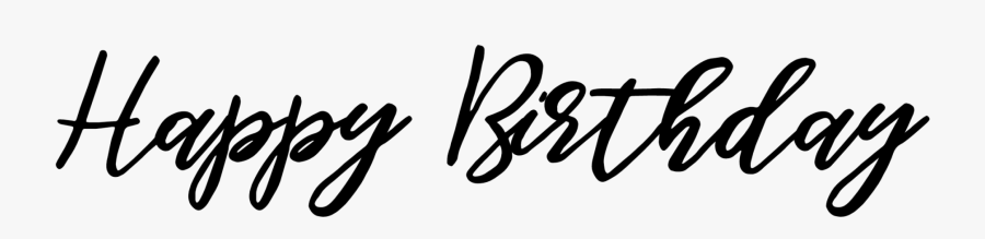Happy Birthday Transparent Word Art, Transparent Clipart