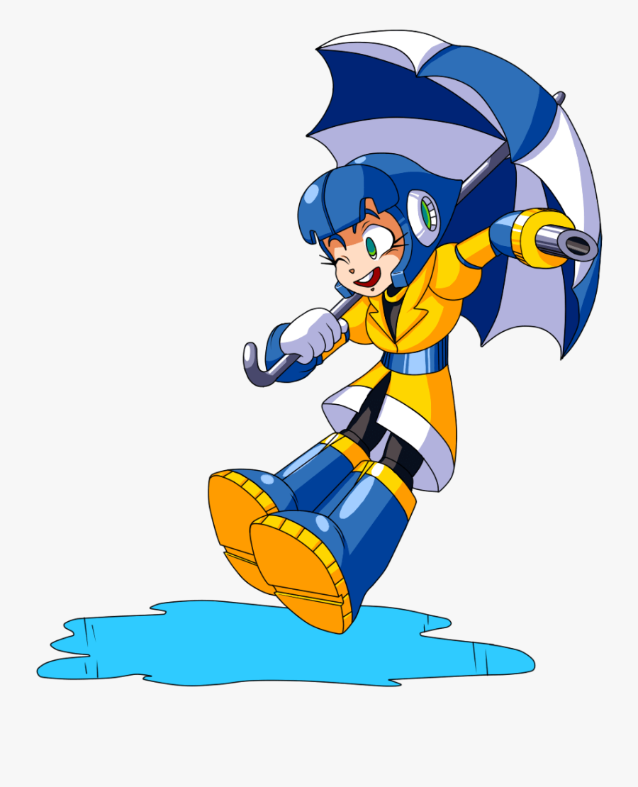 Rotlich Critiques The Robot - Puddle Woman Megaman, Transparent Clipart