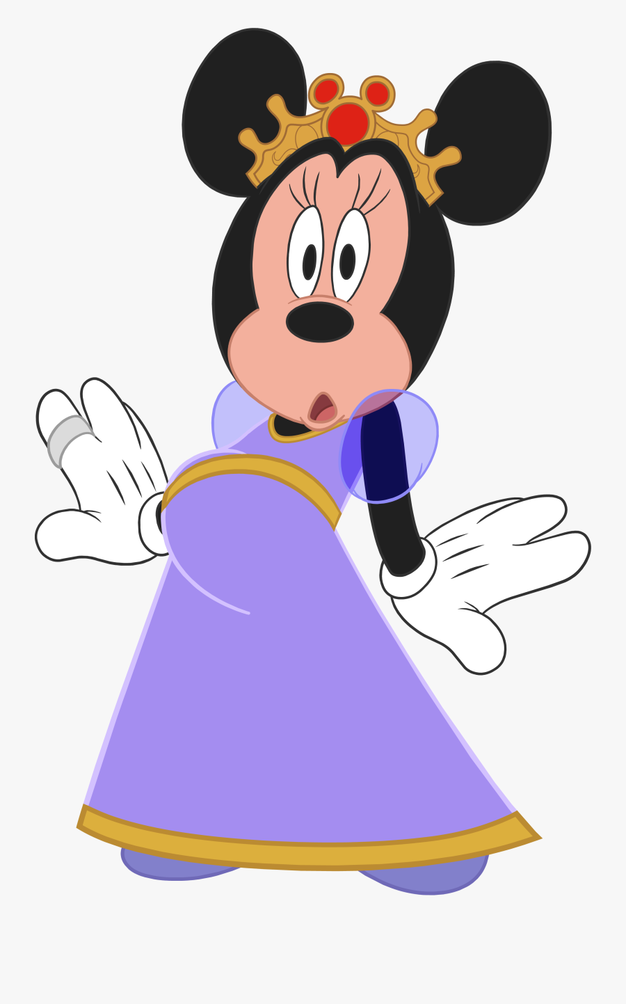 Mickey Mouse And Minnie Pregnant, Transparent Clipart