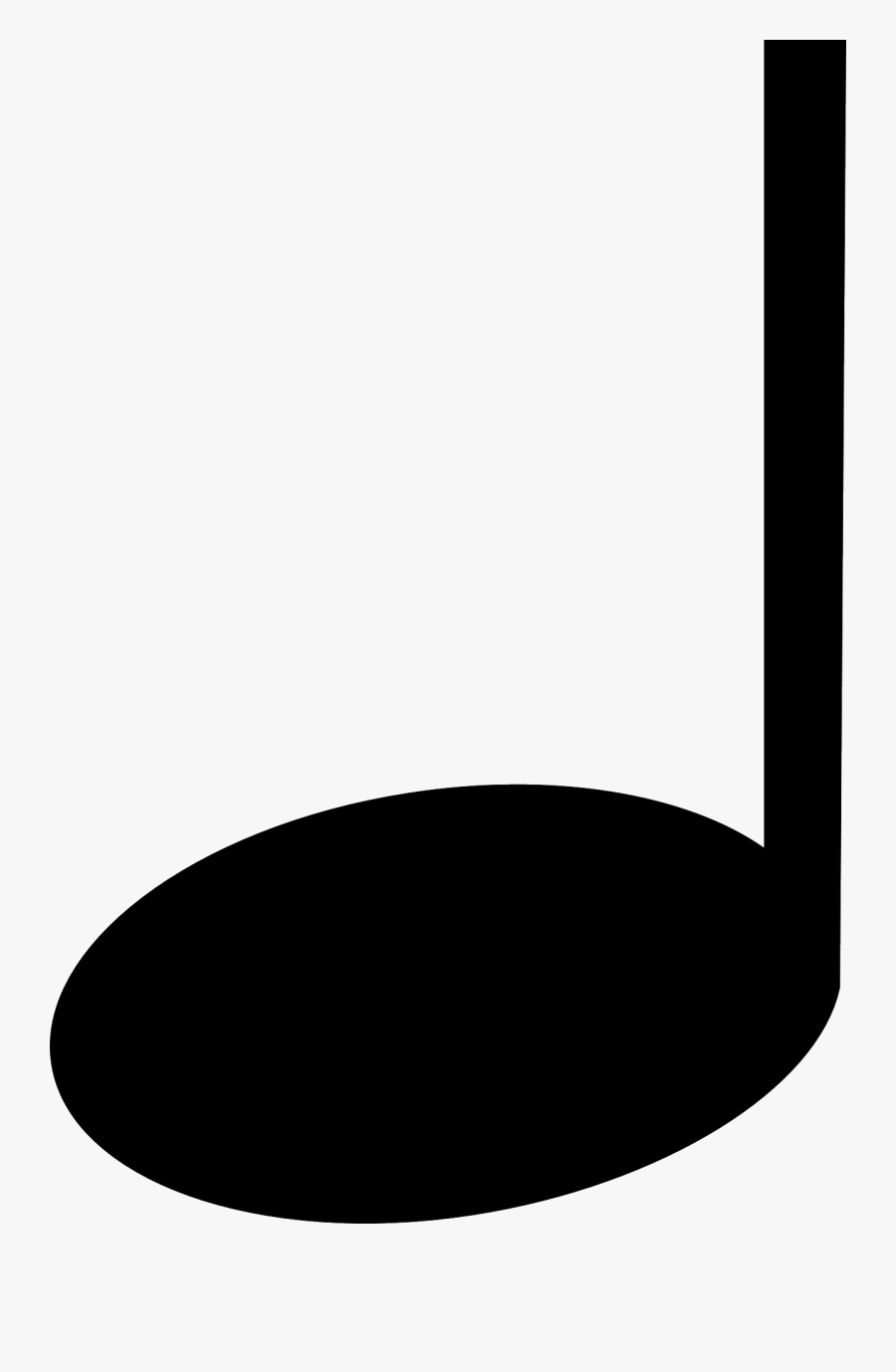 Quarter Note Clipart, Transparent Clipart