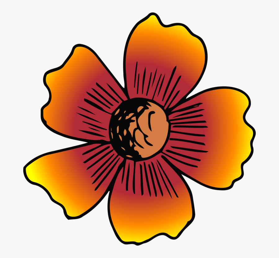 Plant,flower,symmetry - Flower, Transparent Clipart