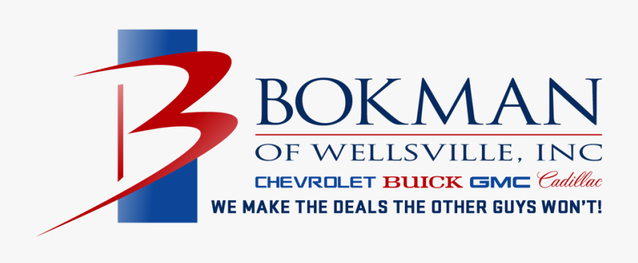 Bokman Of Wellsville Chevrolet Buick Gmc Cadillac - Graphic Design, Transparent Clipart