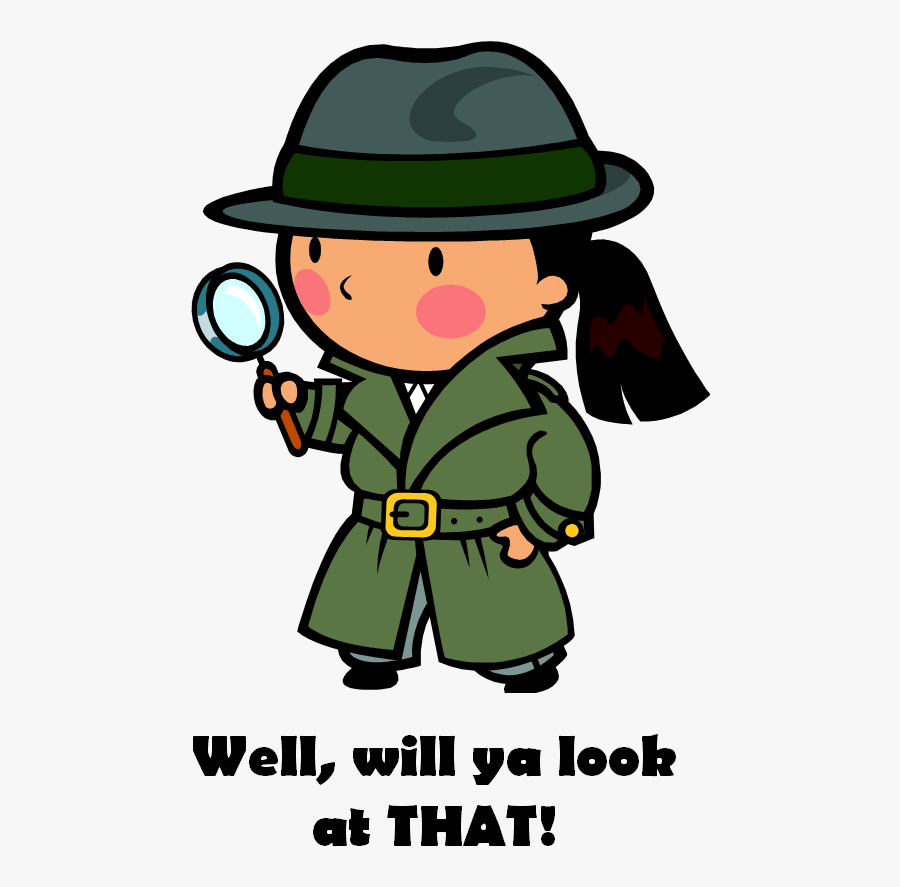 Detective Clipart, Transparent Clipart