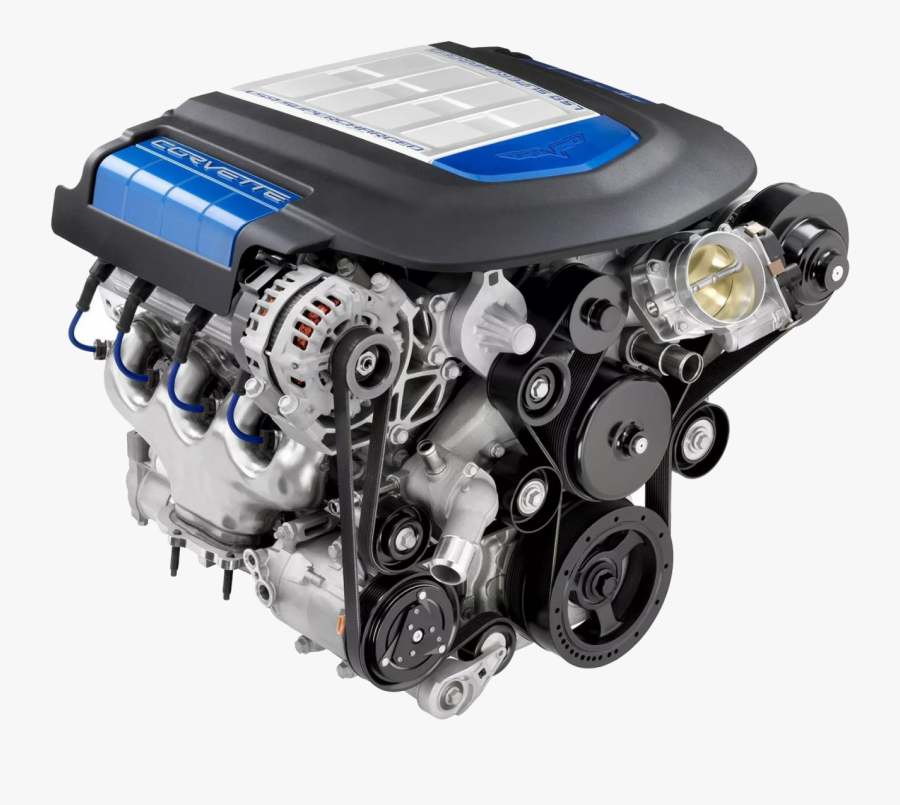 Motors Png Image - American Muscle Car Engine, Transparent Clipart