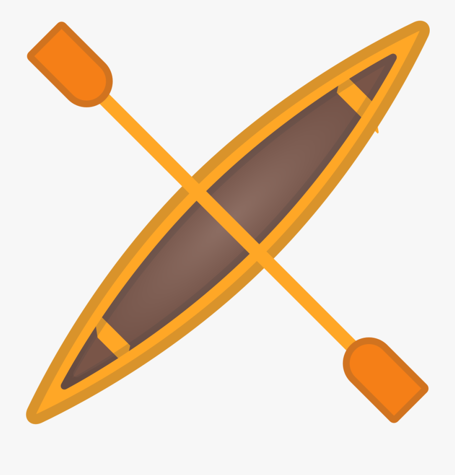 Canoe Icon - Kayak Emoji, Transparent Clipart