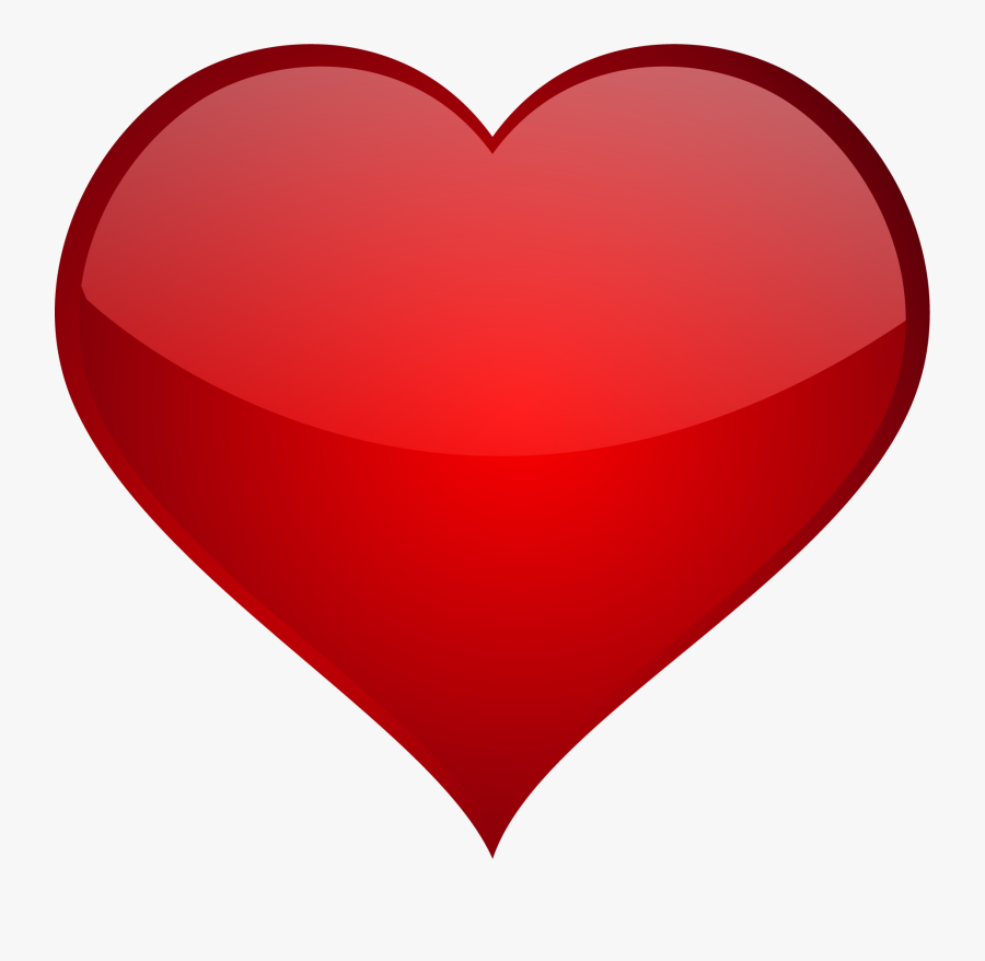 Transparent Fancy Red Heart Clipart - Love Heart Clipart, Transparent Clipart