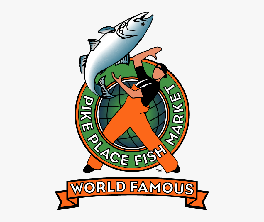 Pike Place Market Logo, Transparent Clipart