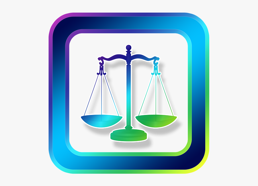 Scales Of Justice, Transparent Clipart