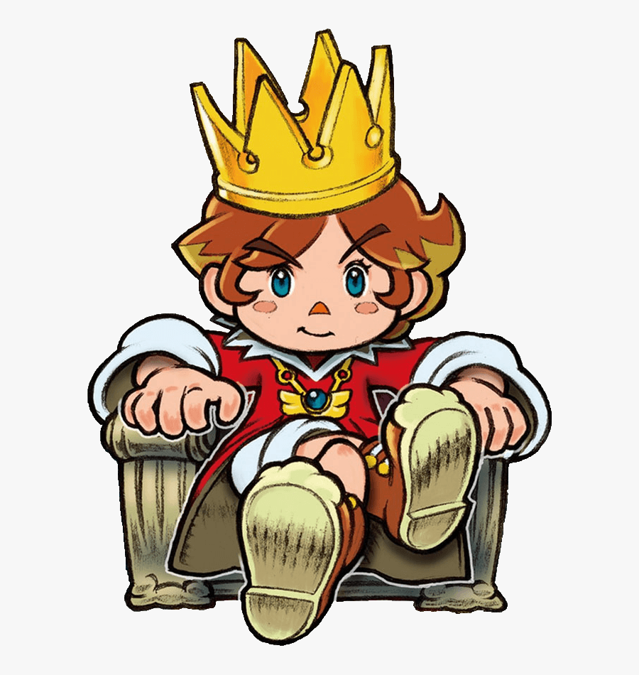 Boy Talks To King Clipart - King Of A Castle, Transparent Clipart