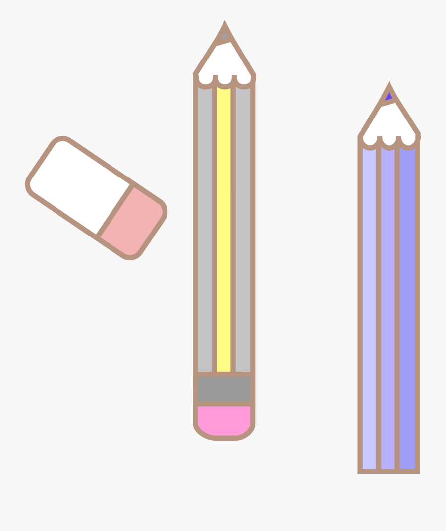 Drawing Candle Eraser - Eraser, Transparent Clipart