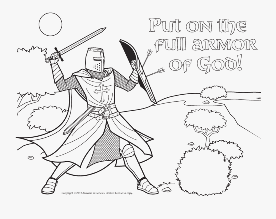 Armor Of God Cc Eph Verses Cc Cycle Sunday Armor - Armor Of God Coloring Pages Lds, Transparent Clipart