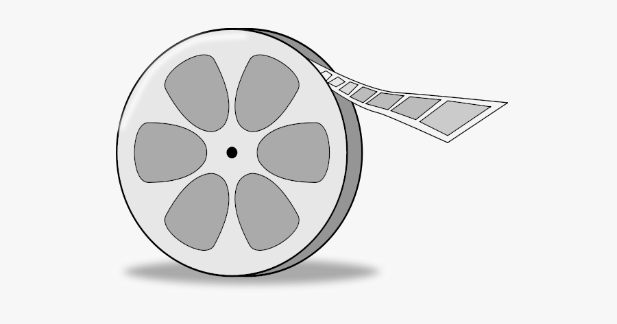 Film Reel Vector Illustration - Cartoon Movie Reel Transparent Background, Transparent Clipart