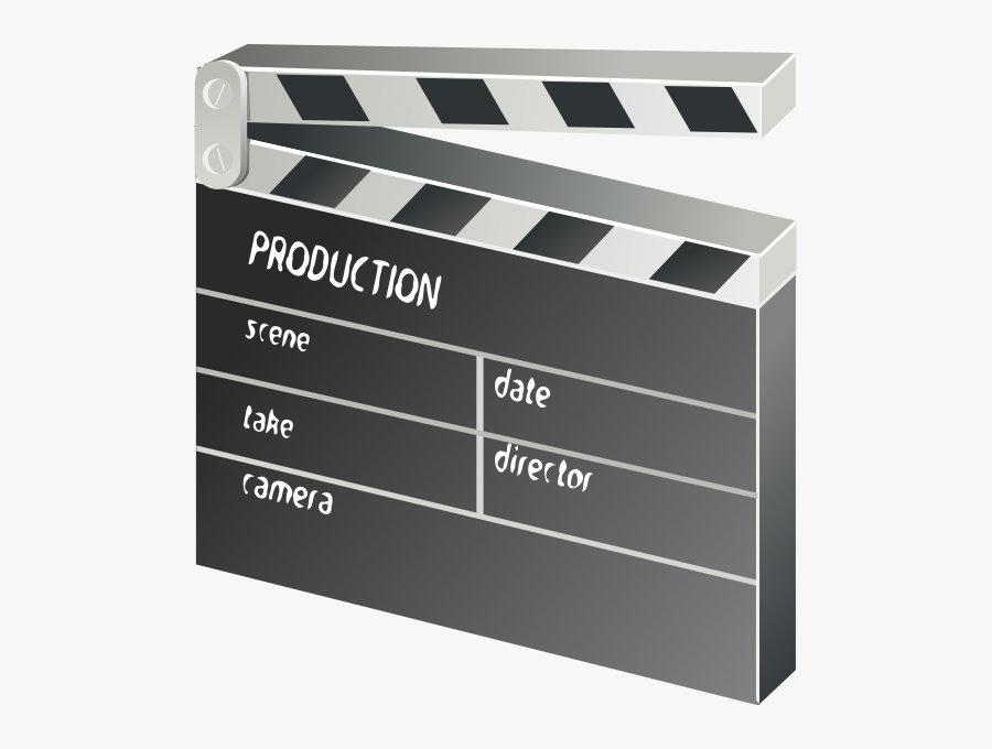 Other Movie Clapper-board Png Images - Process Of Film Making, Transparent Clipart