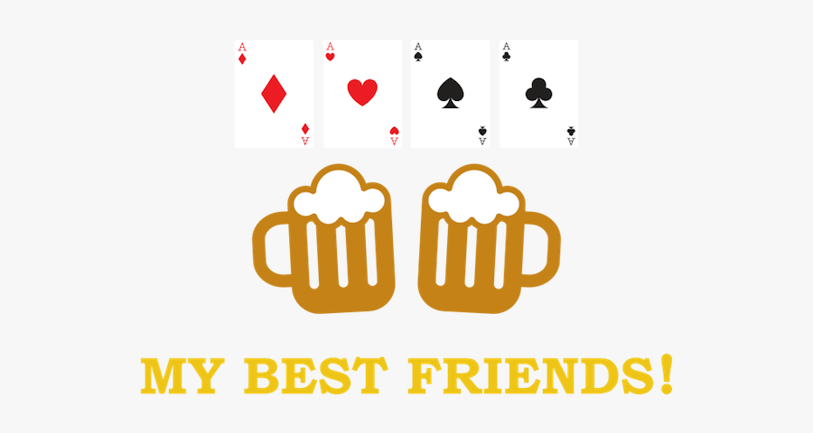 Funny Beer Quotes Stickers For Imessage Messages Sticker-5 - Love My Friends, Transparent Clipart