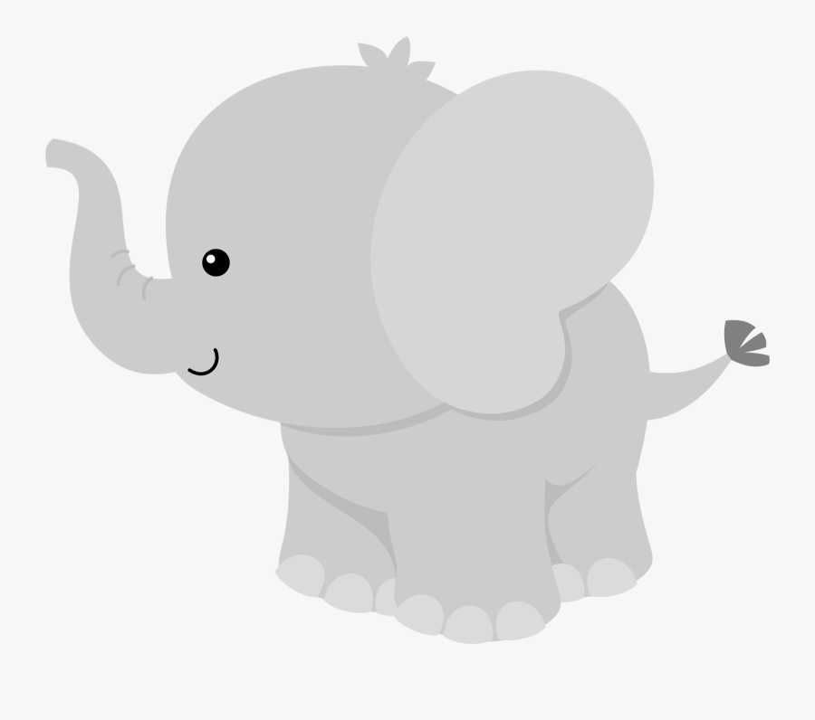 De Animales La Selva - Baby Shower Elephant Clipart, Transparent Clipart