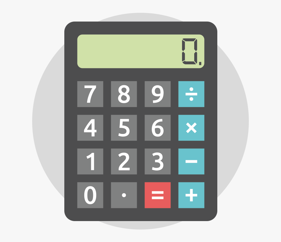 Transparent Bin Clip Art - Calculator Hand Icon, Transparent Clipart
