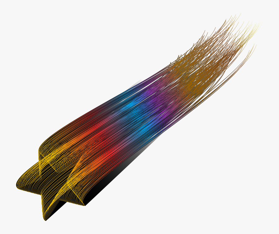 Fiery Falling Star - Kayan Yıldız Png, Transparent Clipart