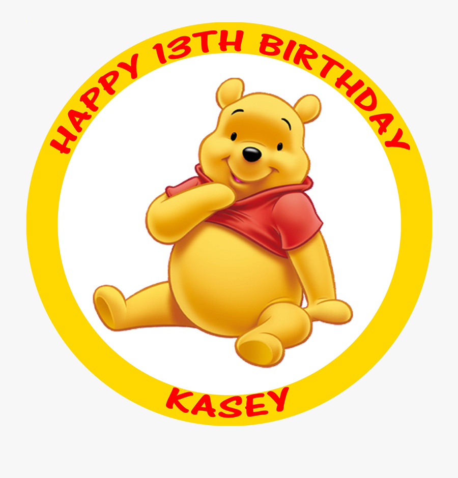 Winnie The Pooh Birthday Clipart, Transparent Clipart