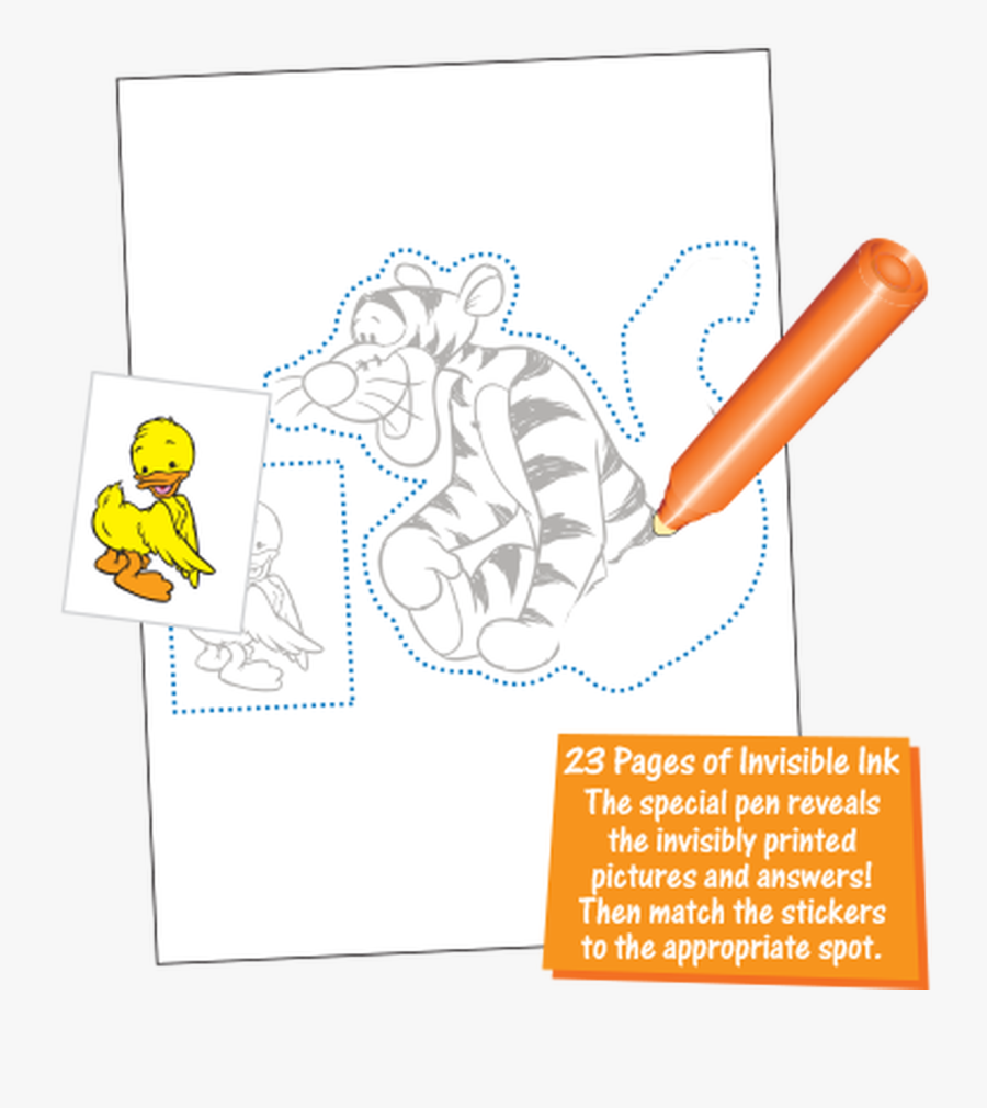 Invisible Ink With Stickers - Invisible Ink, Transparent Clipart