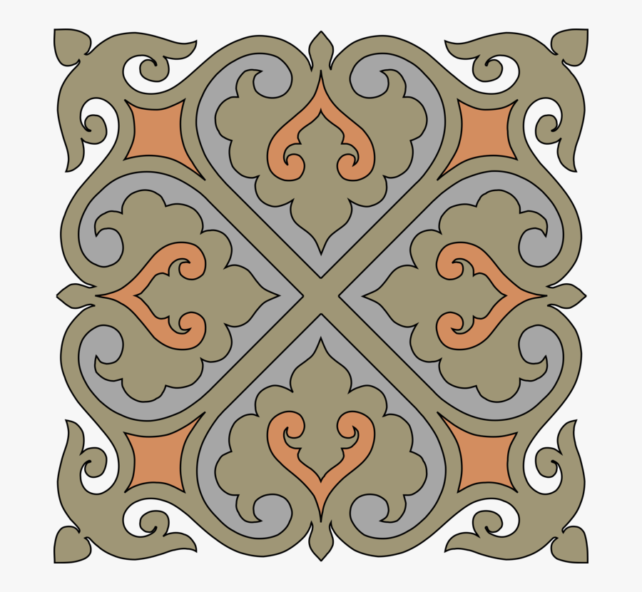 Visual Arts,symmetry,area - Arabesque Png, Transparent Clipart