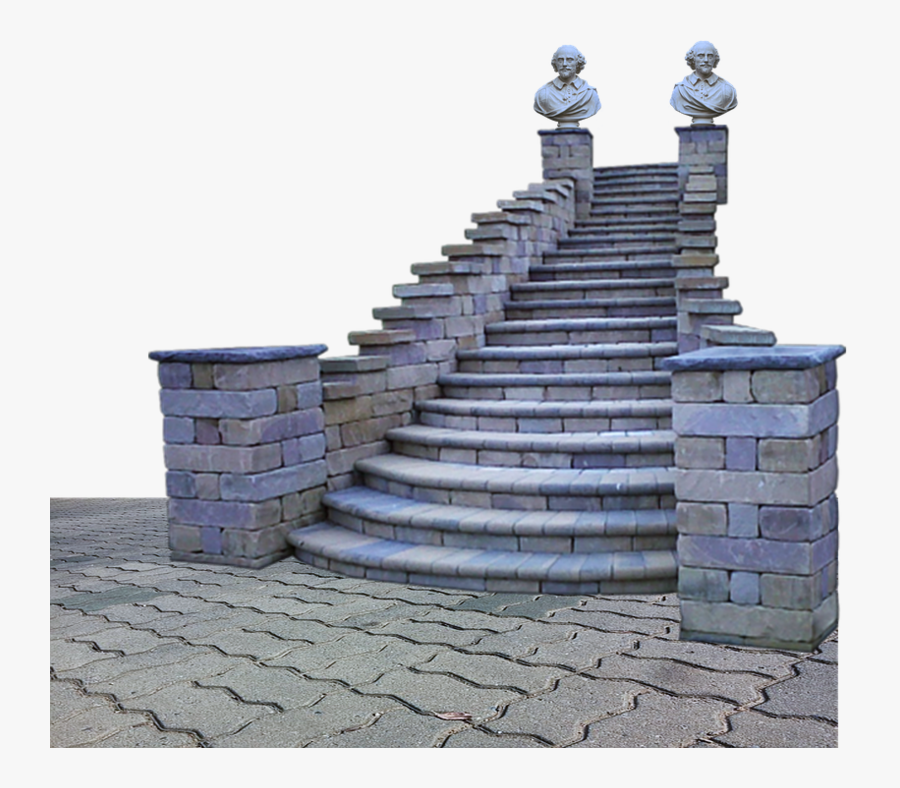 Sidewalk Pavement Outside Sta - Outside Stairs, Transparent Clipart