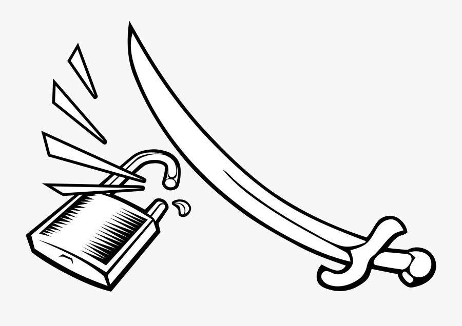 Transparent Earthquake Crack Clipart - Gambar Pedang Hitam Putih, Transparent Clipart