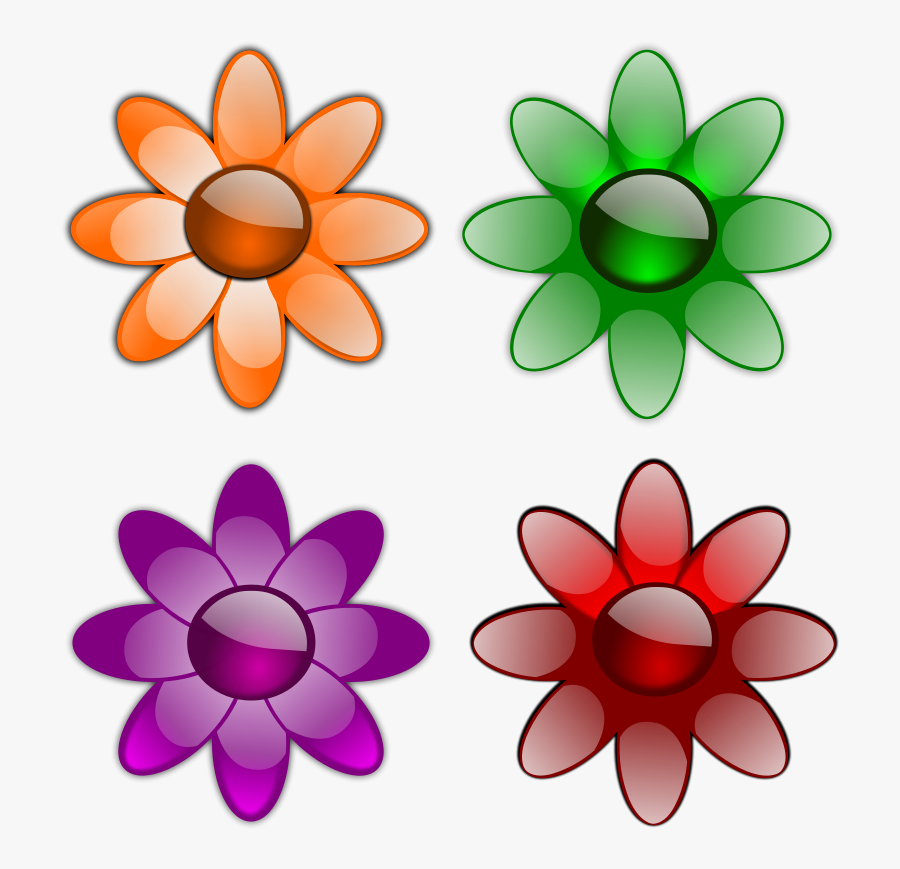 Flowers Clip Art, Transparent Clipart