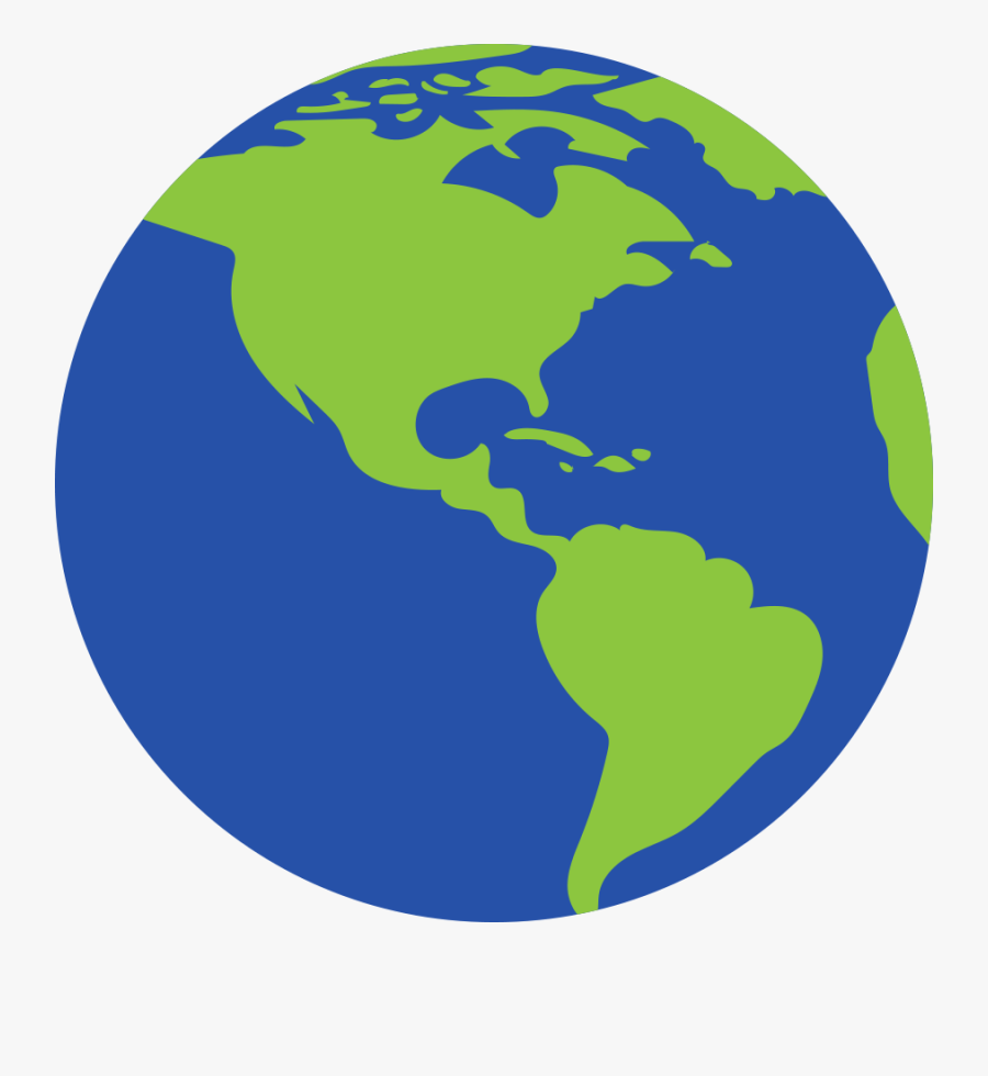 Earth-icon - 3d World Map In Black Background, Transparent Clipart