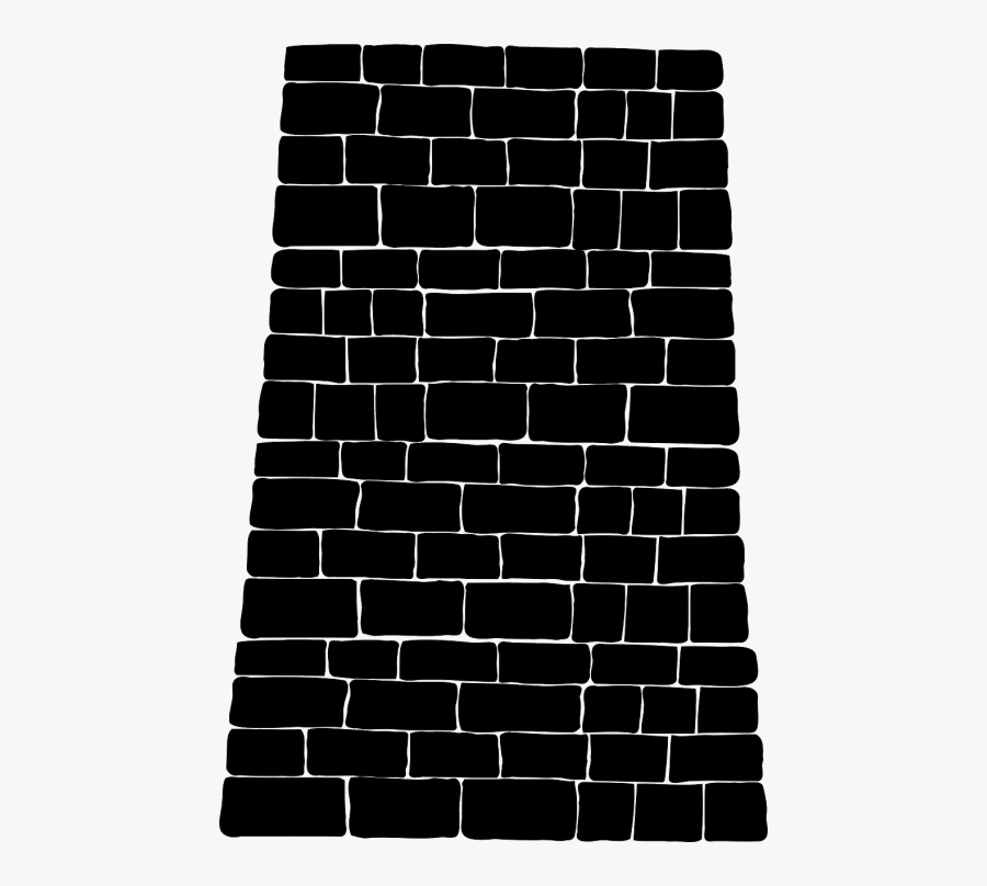 Wall Brick Black - Brick Wall Clipart, Transparent Clipart