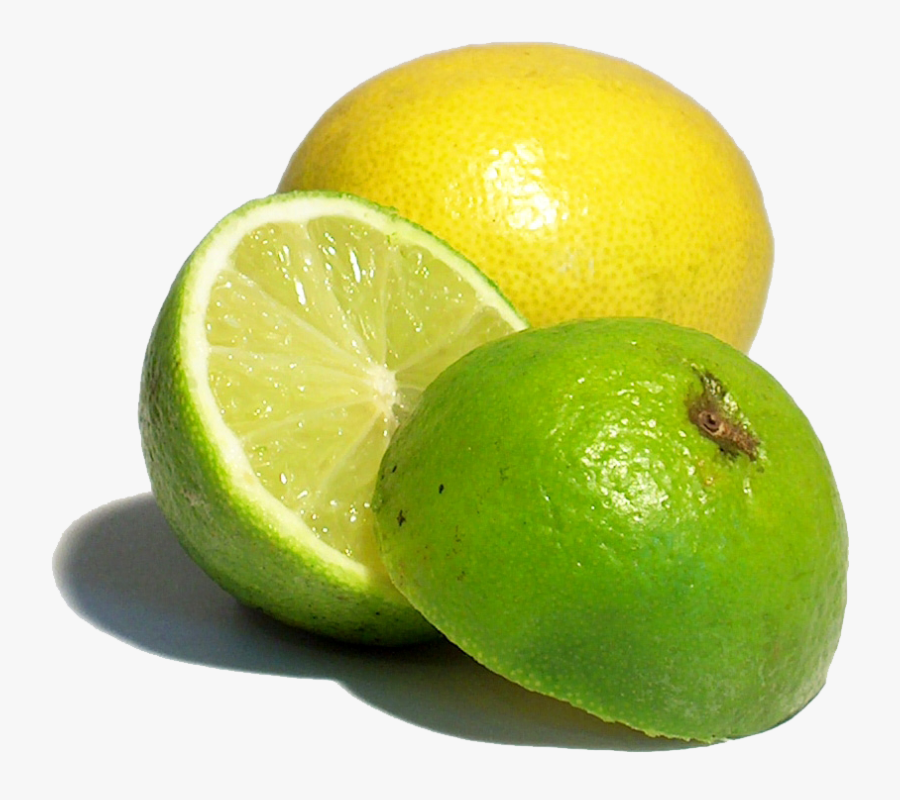 Transparent Lemon Juice Clipart - Green And Yellow Lemons, Transparent Clipart