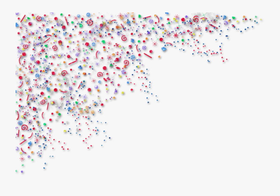 Glitter In A Corner Clipart Desktop Wallpaper Glitter - Colorful Glitter Border, Transparent Clipart