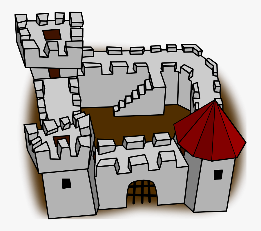 Castle Clip Art, Transparent Clipart