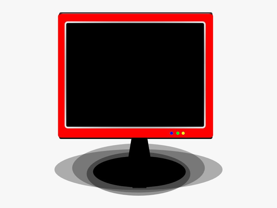 Tv Red, Transparent Clipart