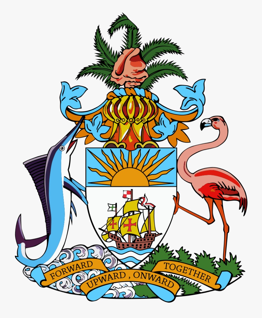 Red Coat Clipart - Coat Of Arms Of The Bahamas, Transparent Clipart