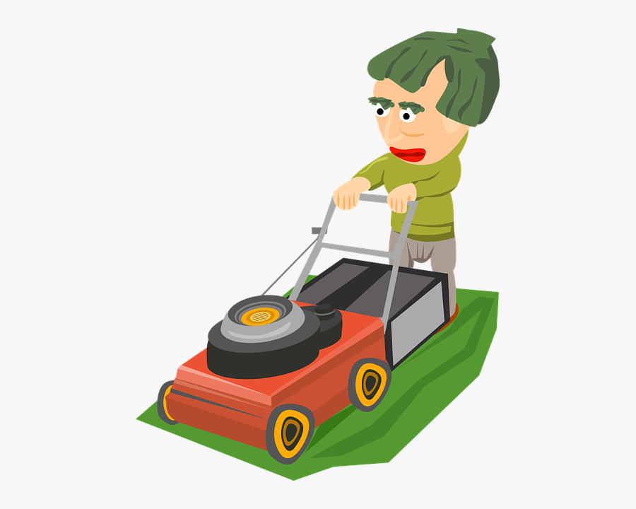 Lawn Mowing Clipart Png, Transparent Clipart