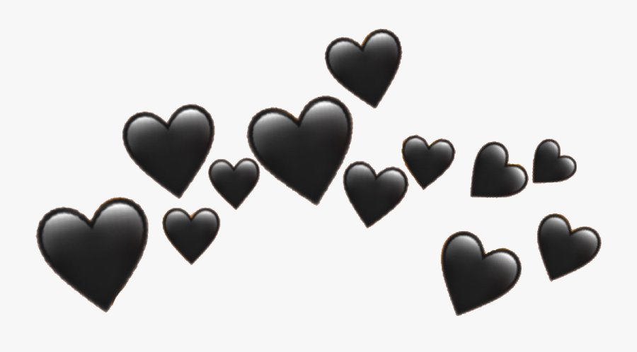 Black Heart Png - Pink Heart Emoji Transparent, Transparent Clipart