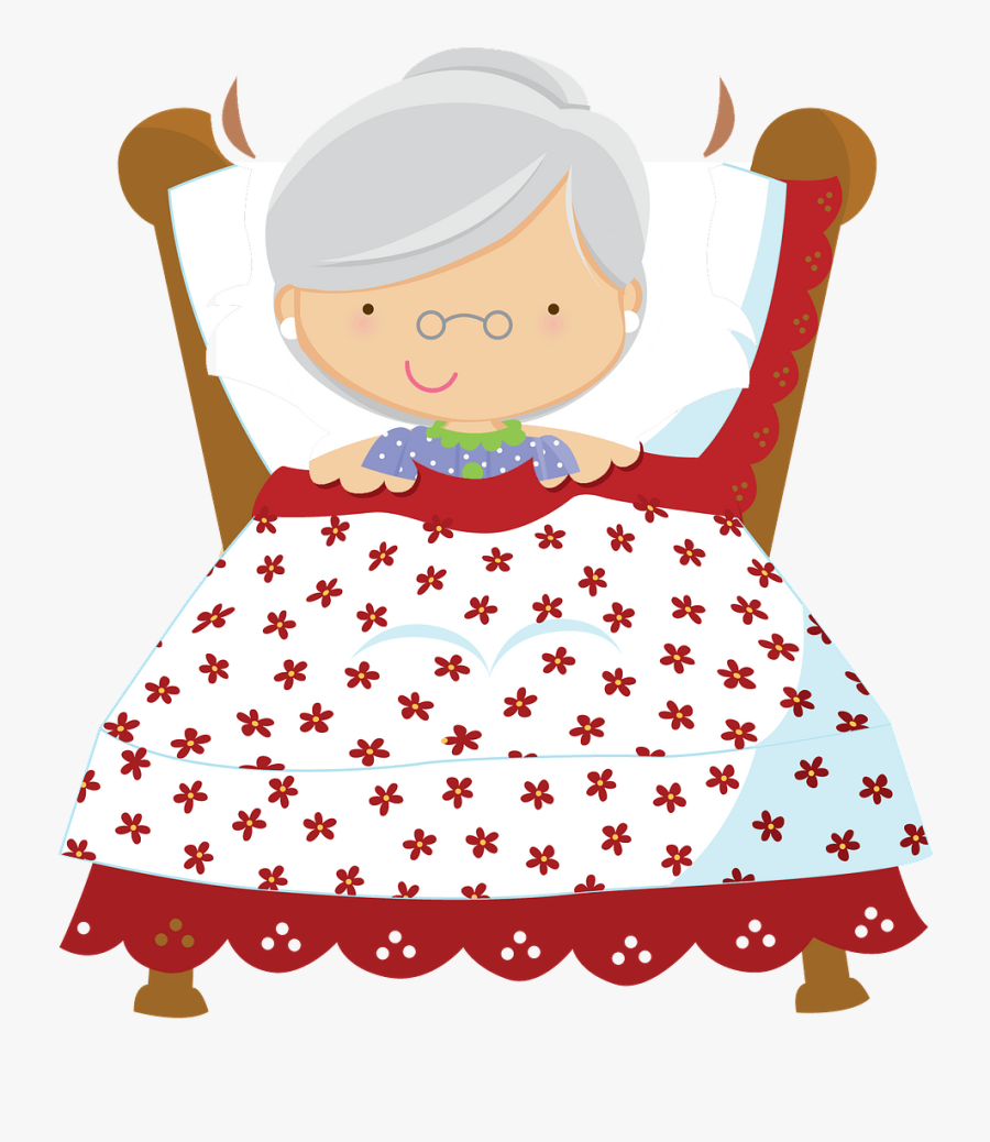 Granny Little Red Riding Hood, Transparent Clipart