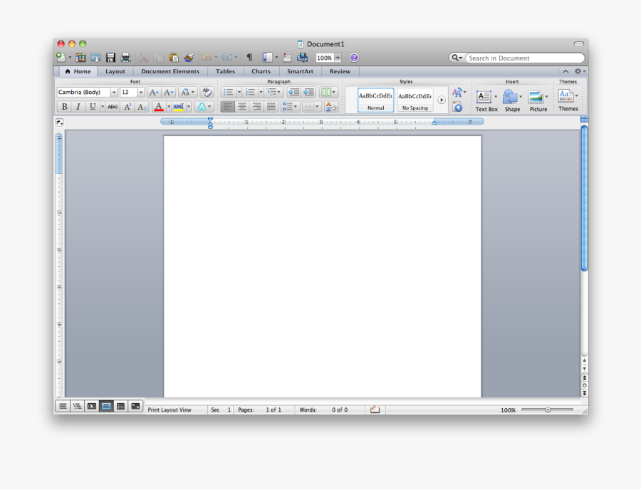 Word - Microsoft Word 2011, Transparent Clipart