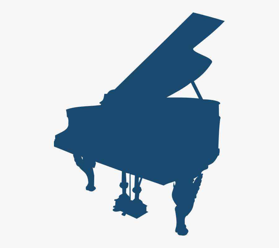 Collection Of Music Cliparts - Grand Piano Silhouette Png, Transparent Clipart