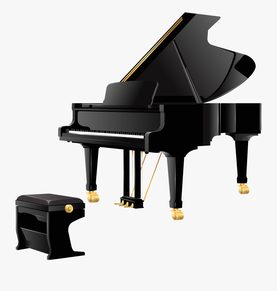 Grand Piano Clip Art - Piano Clipart Png, Transparent Clipart