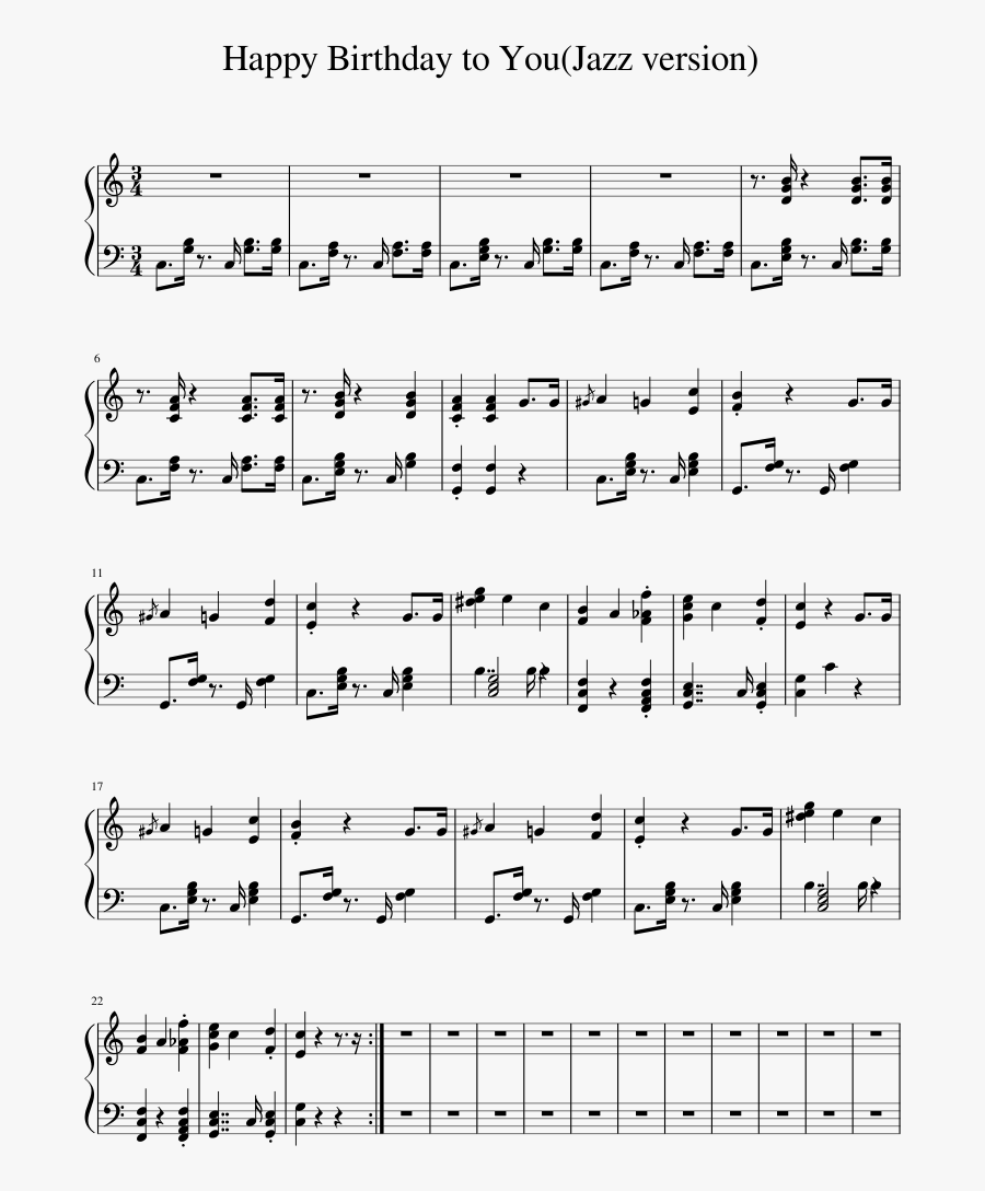 Jazz Sheet Music Wishes - Let Her Go Nuty, Transparent Clipart