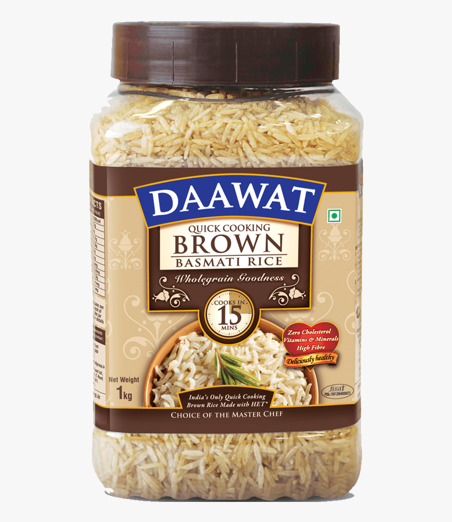 My Easy Mart Dawat - Daawat Brown Basmati Rice 1kg, Transparent Clipart