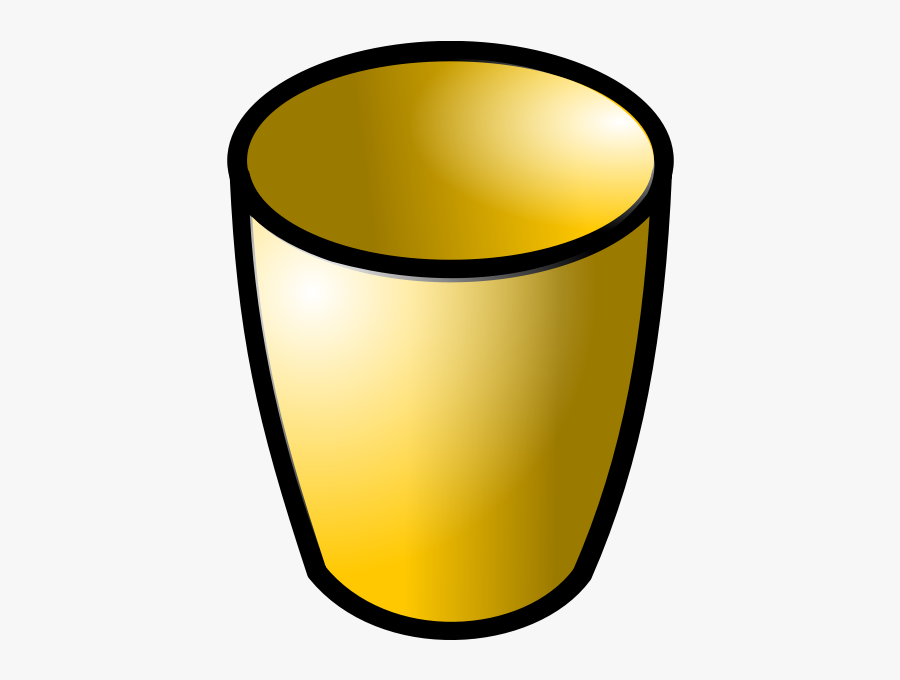 Glossy Brown Pot Vector Drawing - Cup Animated Png, Transparent Clipart