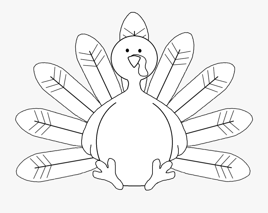 Graphics By Ruth Background - Turkey Graphic Black And White, Transparent Clipart