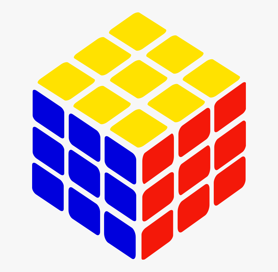 Rubik's Cube Vector, Transparent Clipart