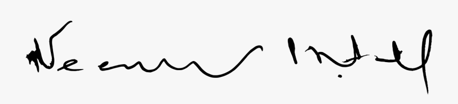 Neerav Signature, Transparent Clipart