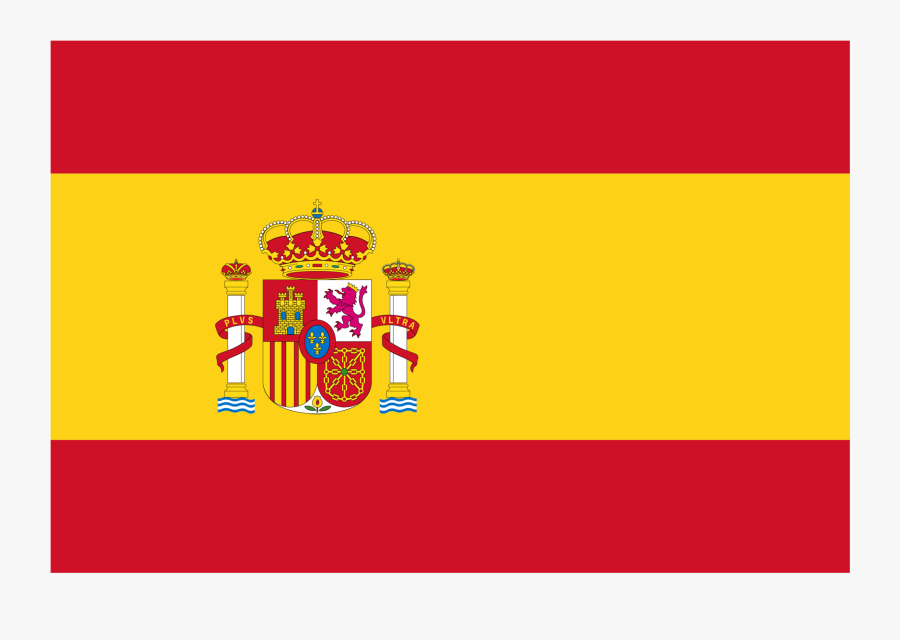Spain Flag Stamp, Transparent Clipart