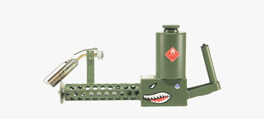Flame Thrower Tactical Shit, Transparent Clipart